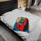 Comic Book Arcade Machine Velveteen Plush Blanket