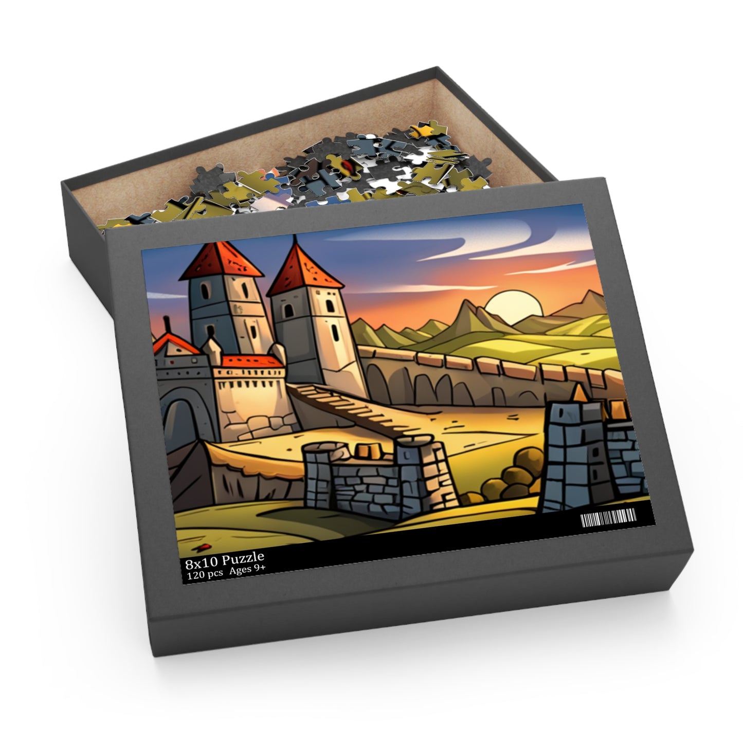 Medieval Castle Comic Concept Puzzle (120, 252, 500-Piece)