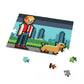 Man and His Dog 8 Bit Style Puzzle (120, 252, 500-Piece)