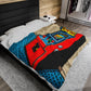 Comic Book Arcade Machine Velveteen Plush Blanket