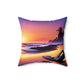 Surf Style Spun Polyester Square Pillow