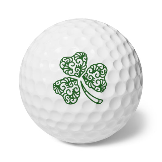 3 Leaf Clover Golf Balls, 6pcs