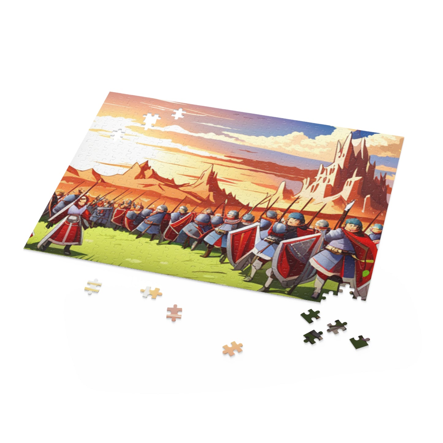 Medieval Battle Concept Puzzle (120, 252, 500-Piece)