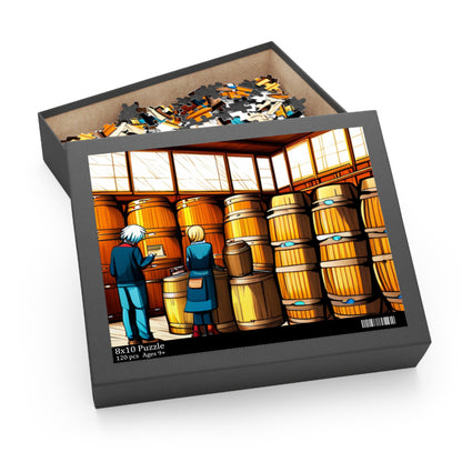 Barrel Tasting Room Concept Puzzle (120, 252, 500-Piece)