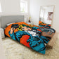 Comic Book Strip Pattern Duvet Cover