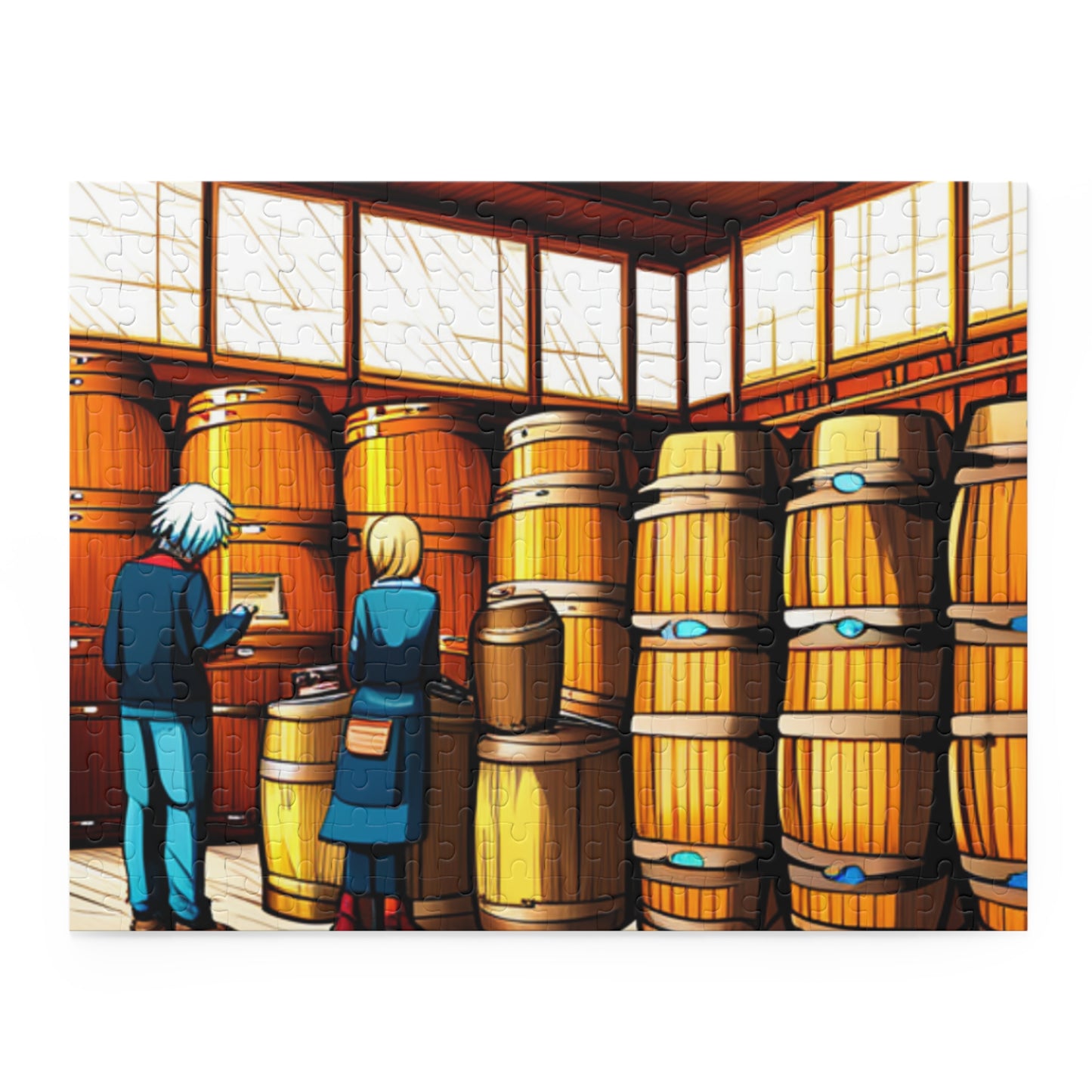 Barrel Tasting Room Concept Puzzle (120, 252, 500-Piece)