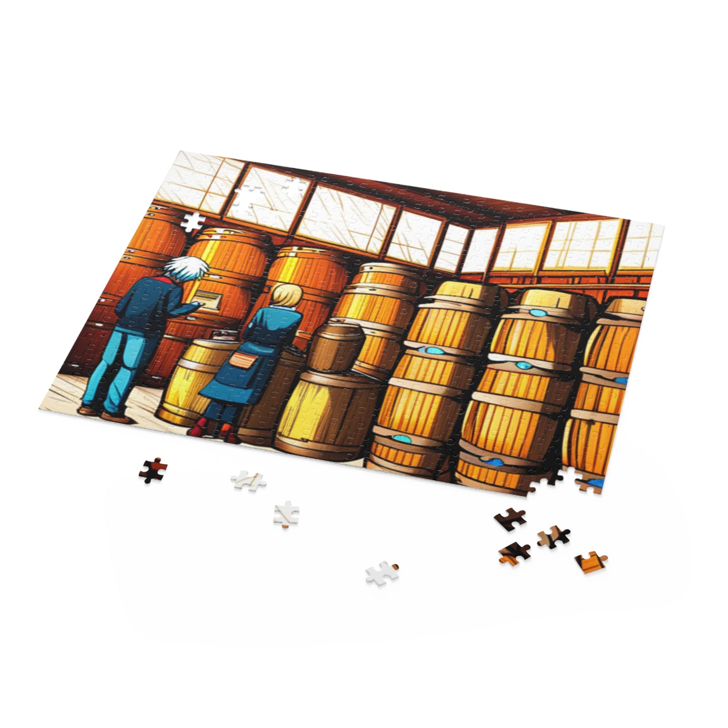 Barrel Tasting Room Concept Puzzle (120, 252, 500-Piece)