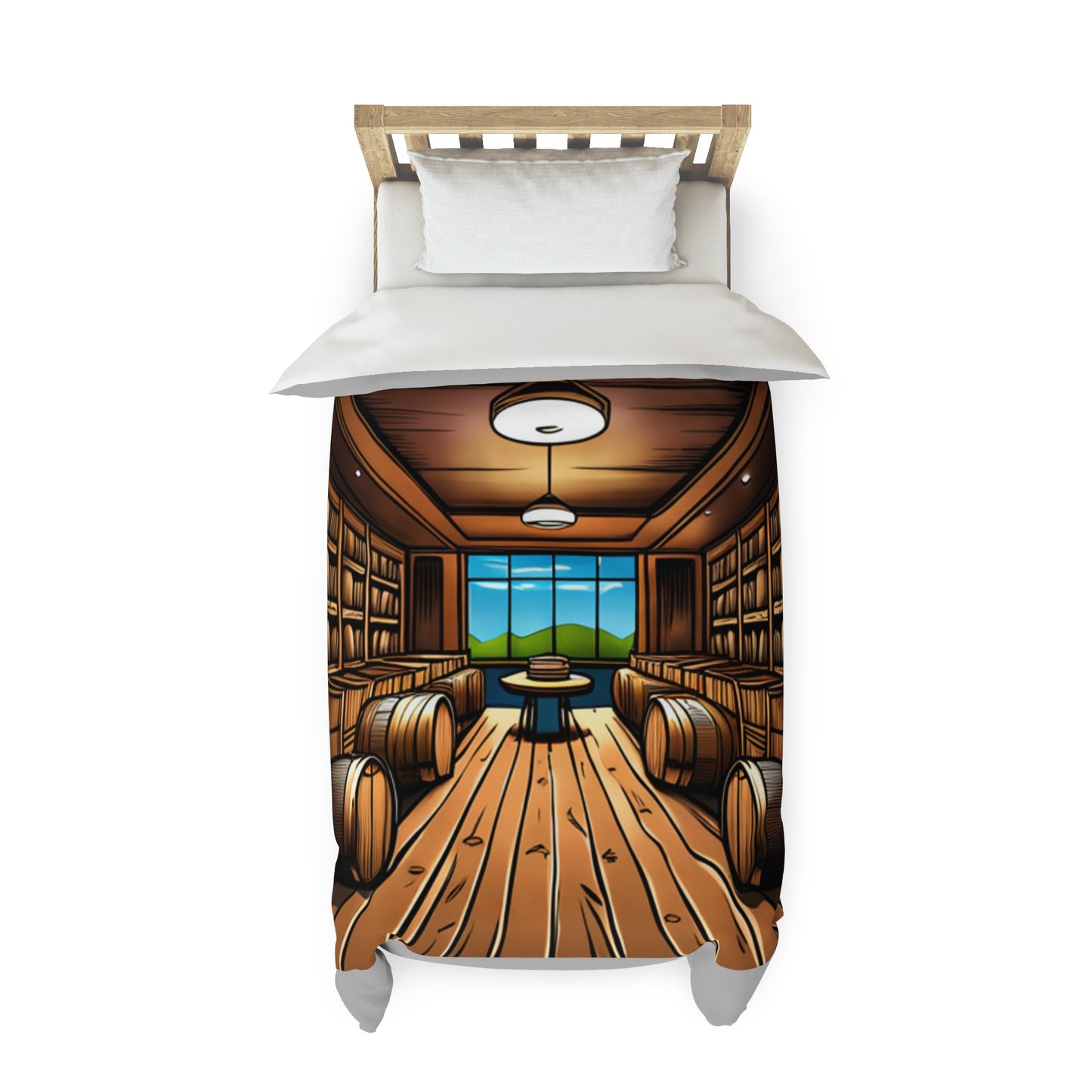 Barrel Watchout Concept Duvet Cover