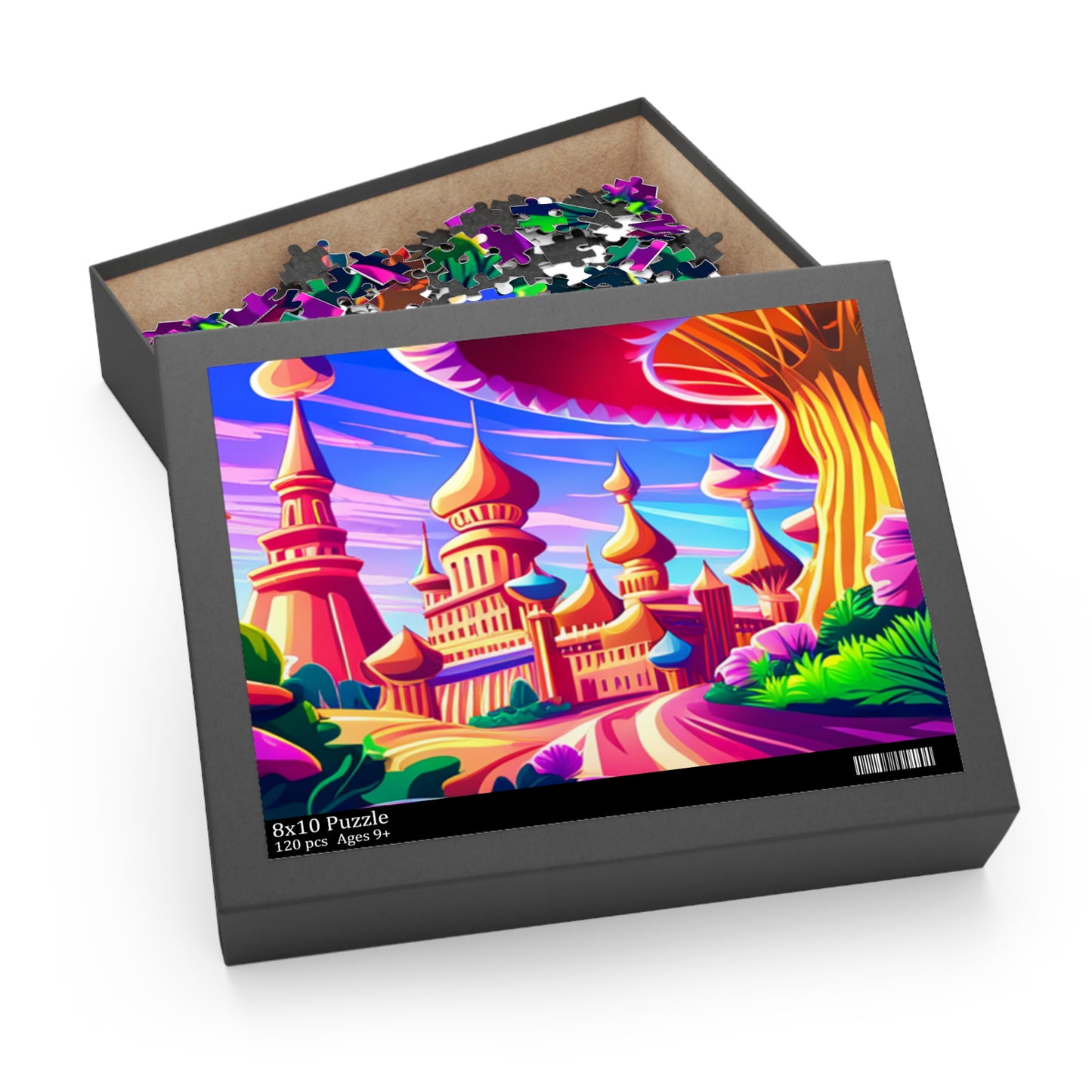 Psychedelic Mushroom Kingdom Puzzle (120, 252, 500-Piece)