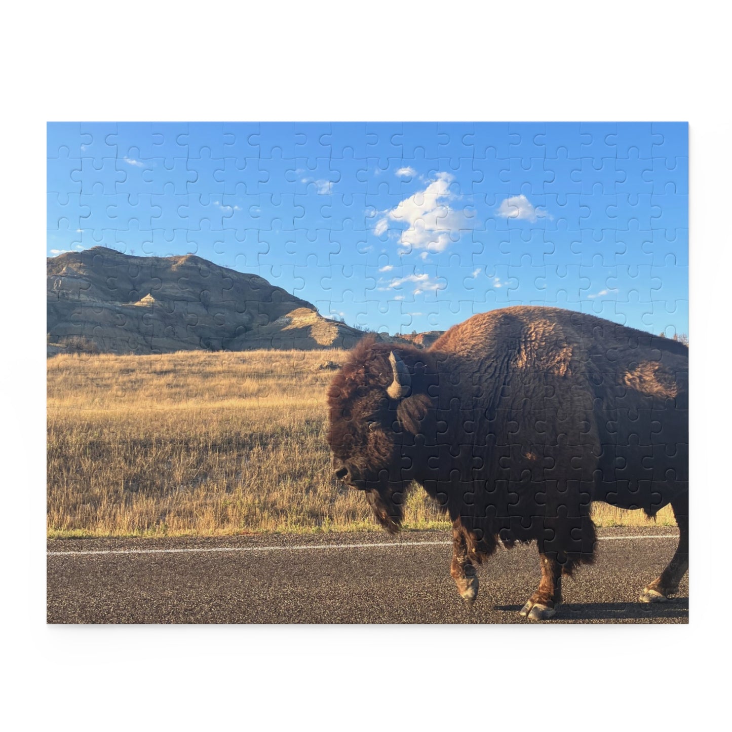 Theodore Roosevelt National Park Bison Puzzle (120, 252, 500-Piece)