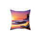 Surf Style Spun Polyester Square Pillow