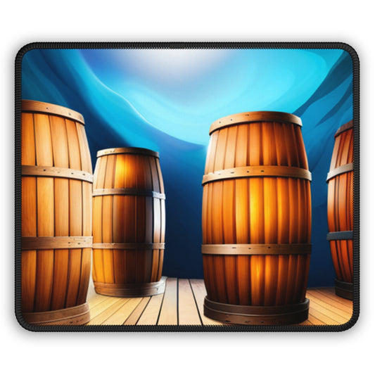 Large Distillery Barrels Gaming Mouse Pad