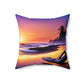 Surf Style Spun Polyester Square Pillow