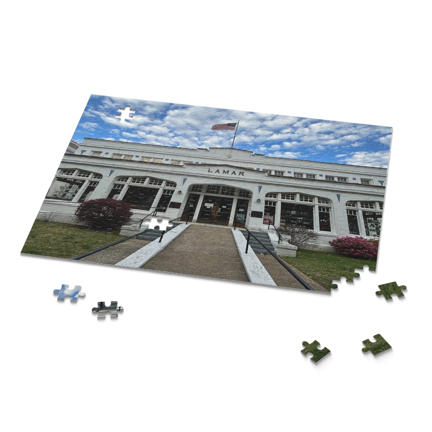 Hot Springs National Park Lamar Bathhouse Scenic Puzzle (120, 252, 500-Piece)