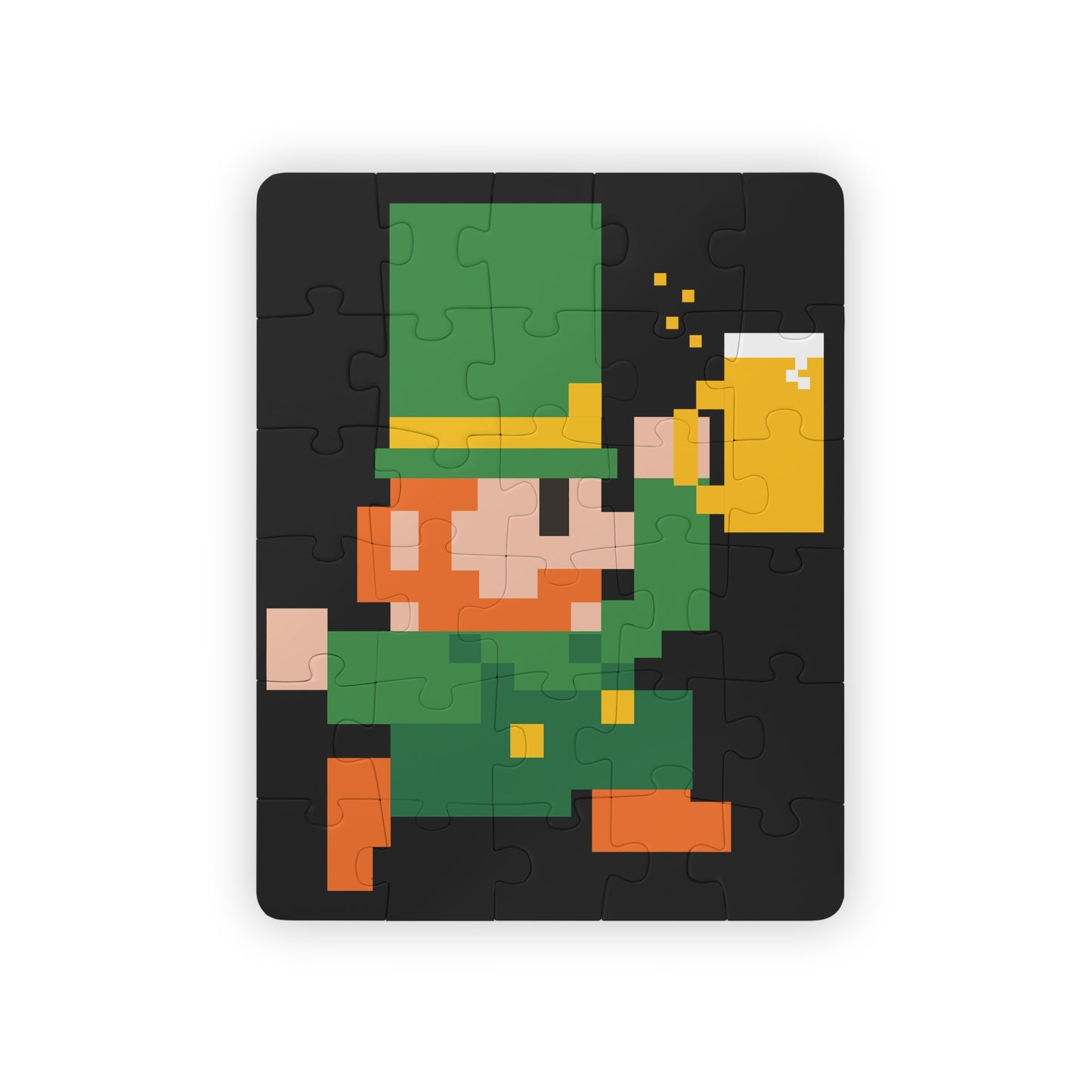 Leprechaun 8 Bit Puzzle, 30-Piece