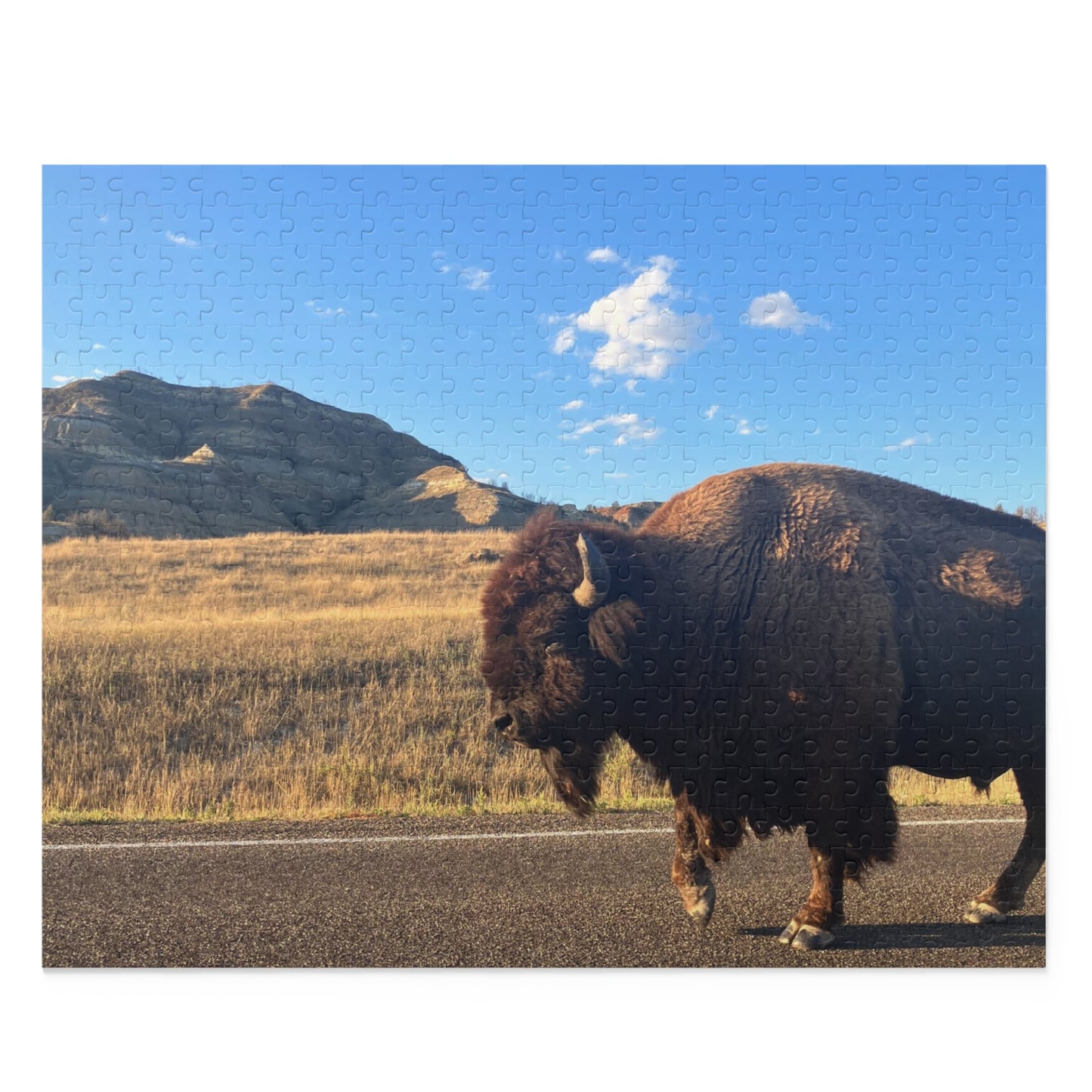 Theodore Roosevelt National Park Bison Puzzle (120, 252, 500-Piece)