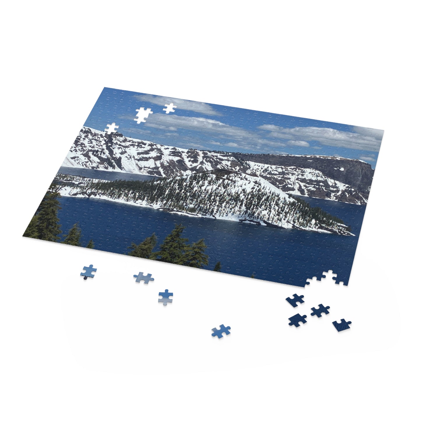 Crater Lake Wizard Island Scenic Puzzle (120, 252, 500-Piece)