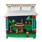 8 Bit Style Platformer Pattern Duvet Cover