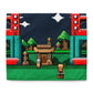 8 Bit Style Platformer Pattern Duvet Cover