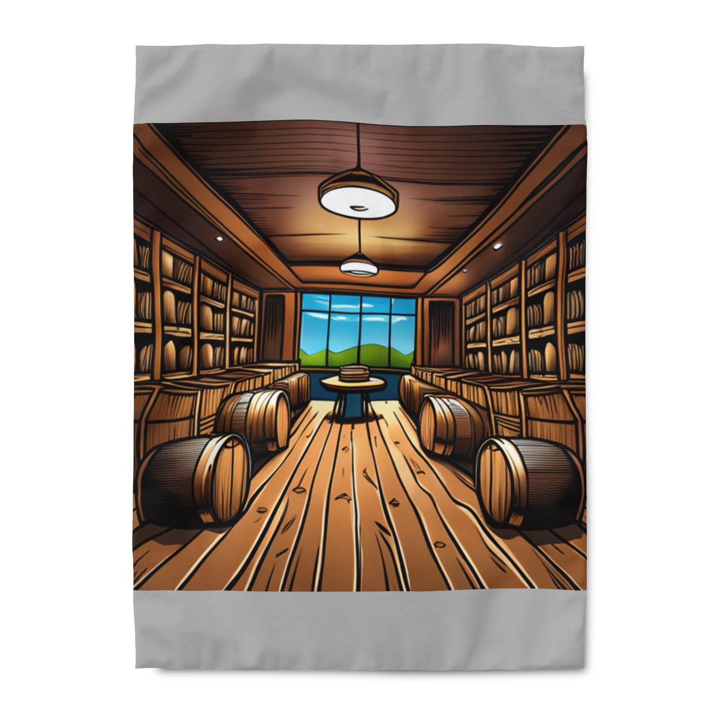 Barrel Watchout Concept Duvet Cover