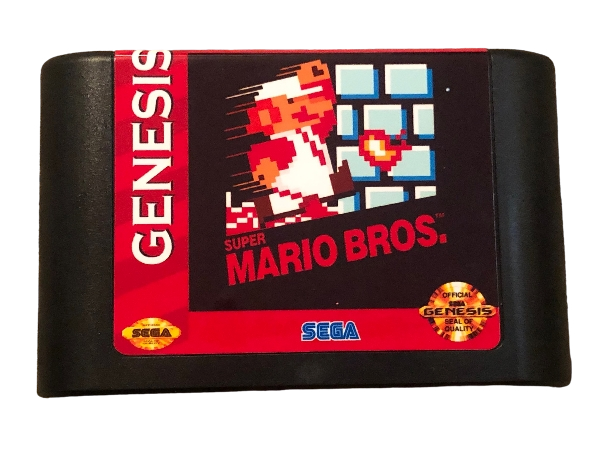 Super Mario Bros Sega Genesis Video Game
