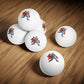 Superman 8 Bit Style Ping Pong Balls, 6 pcs