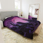 Purple Spooky Beach Piano Duvet Cover