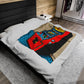 Comic Book Arcade Machine Velveteen Plush Blanket