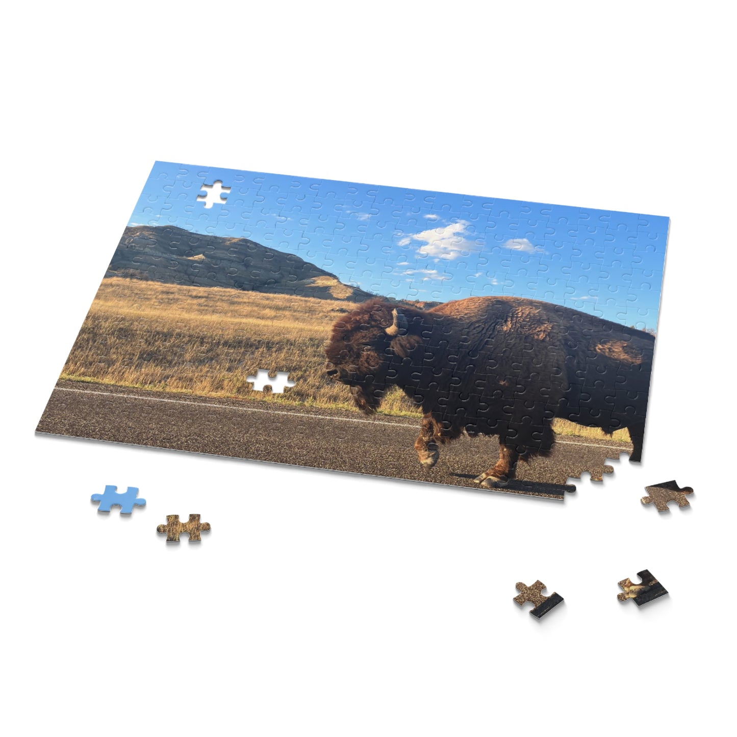 Theodore Roosevelt National Park Bison Puzzle (120, 252, 500-Piece)