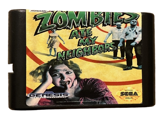 Zombies Ate My Neighbors Sega Genesis Video Game