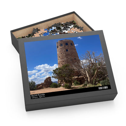 Grand Canyon Desert View Watchtower Scenic Puzzle (120, 252, 500-Piece)