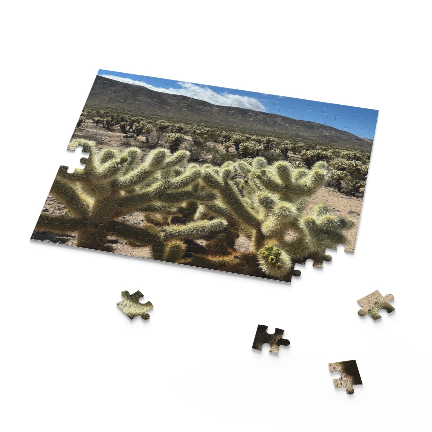 Joshua Tree National Park Cholla Cactus Garden Scenic Puzzle (120, 252, 500-Piece)