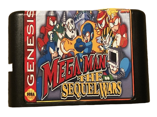 Mega Man The Sequel Wars Sega Genesis Video Game