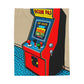 Comic Book Arcade Machine Velveteen Plush Blanket