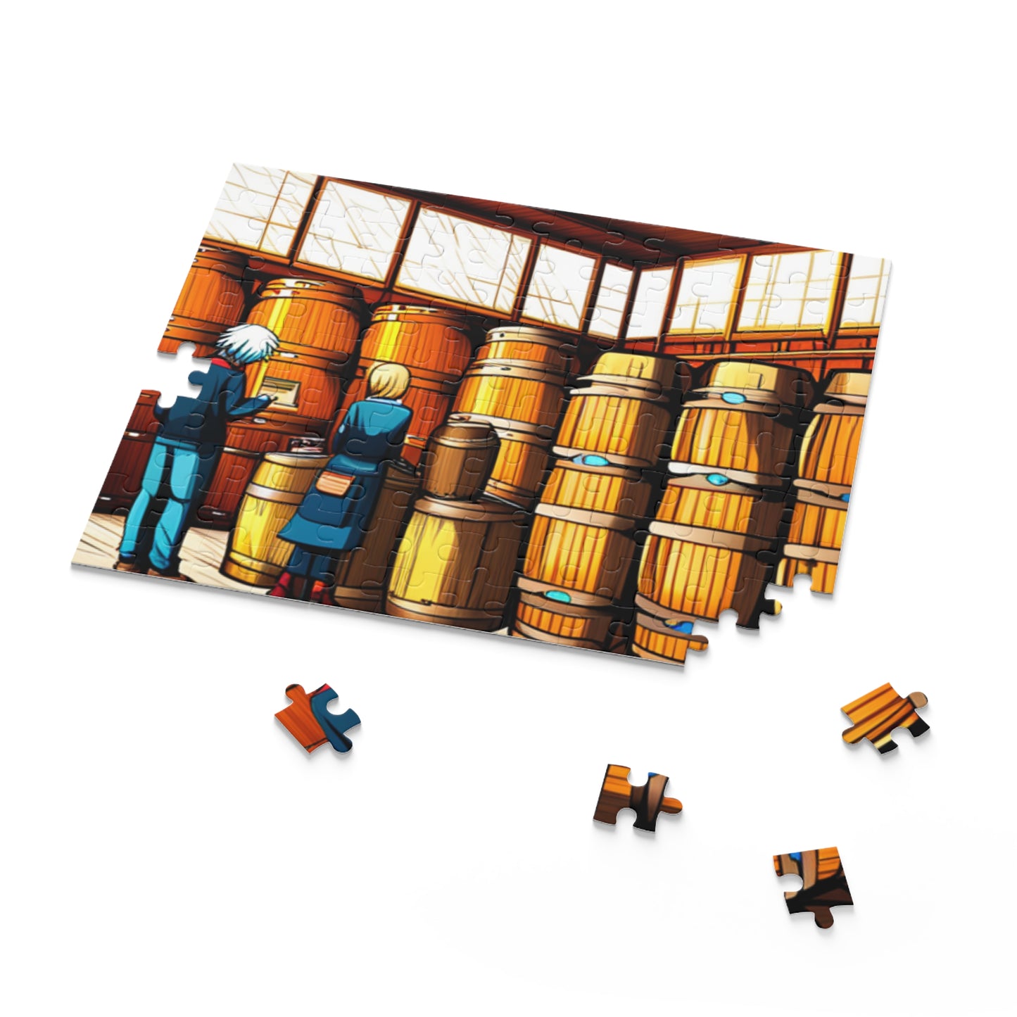 Barrel Tasting Room Concept Puzzle (120, 252, 500-Piece)