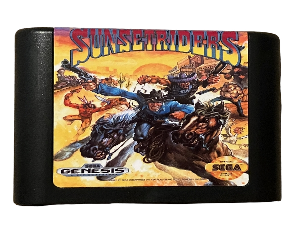 Sunset Riders Sega Genesis Video Game