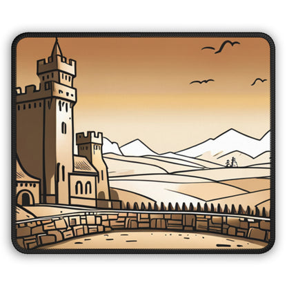 Medieval Scenic Background Gaming Mouse Pad