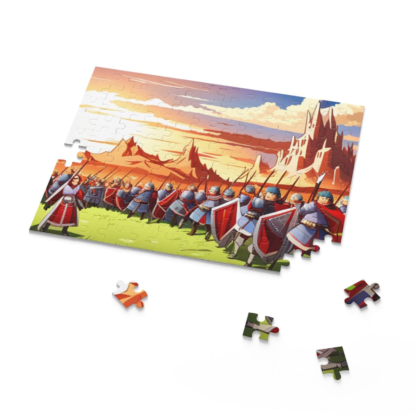 Medieval Battle Concept Puzzle (120, 252, 500-Piece)