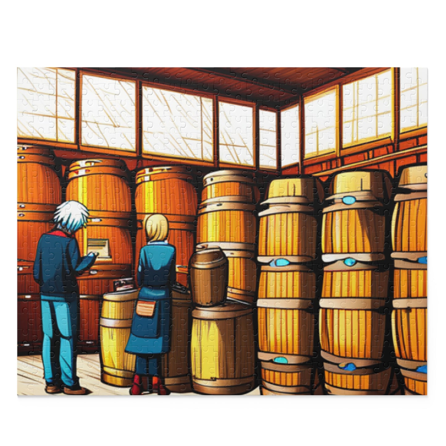 Barrel Tasting Room Concept Puzzle (120, 252, 500-Piece)