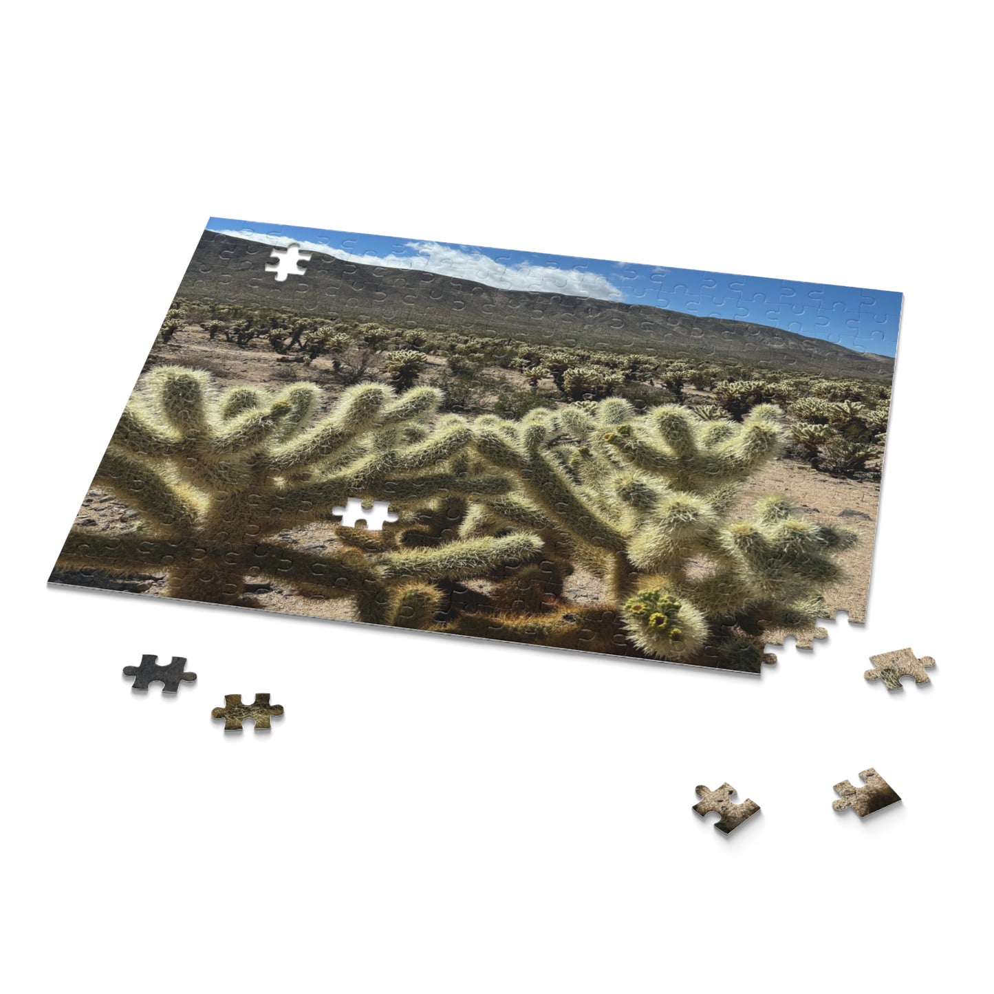 Joshua Tree National Park Cholla Cactus Garden Scenic Puzzle (120, 252, 500-Piece)