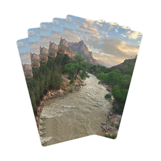 Zion National Park Virgin River Playing Cards