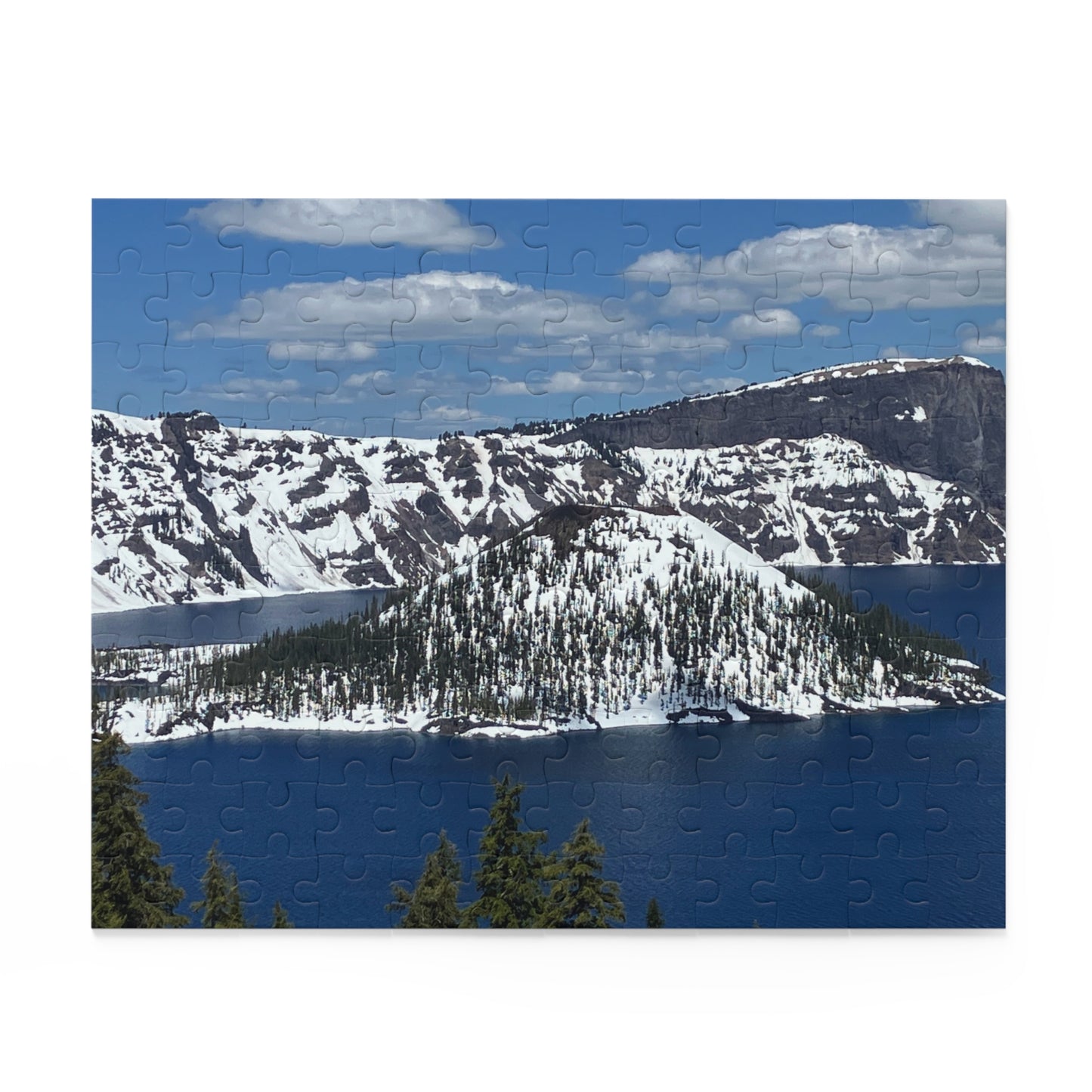 Crater Lake Wizard Island Scenic Puzzle (120, 252, 500-Piece)