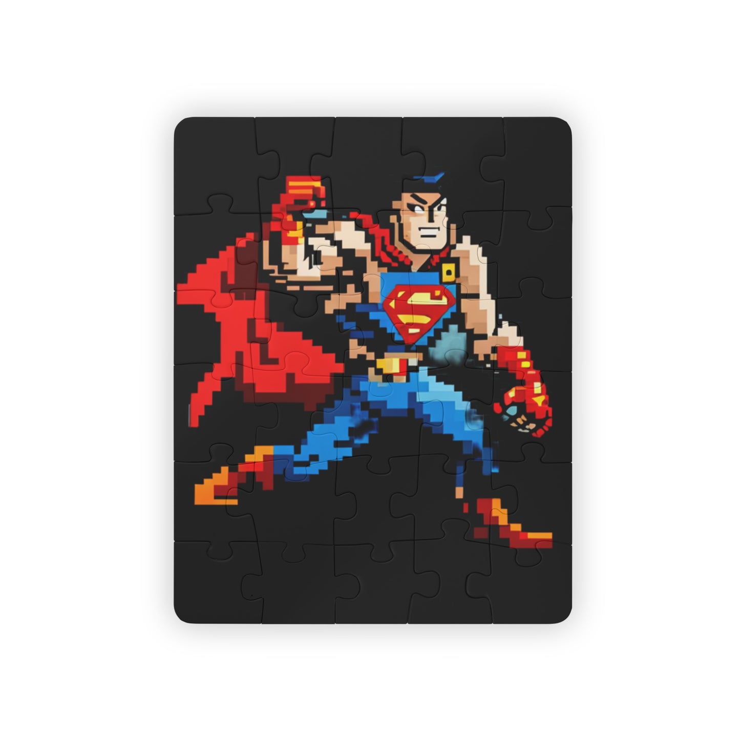 Superman 8 Bit Kids' Puzzle, 30-Piece