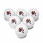 Superman 8 Bit Style Ping Pong Balls, 6 pcs