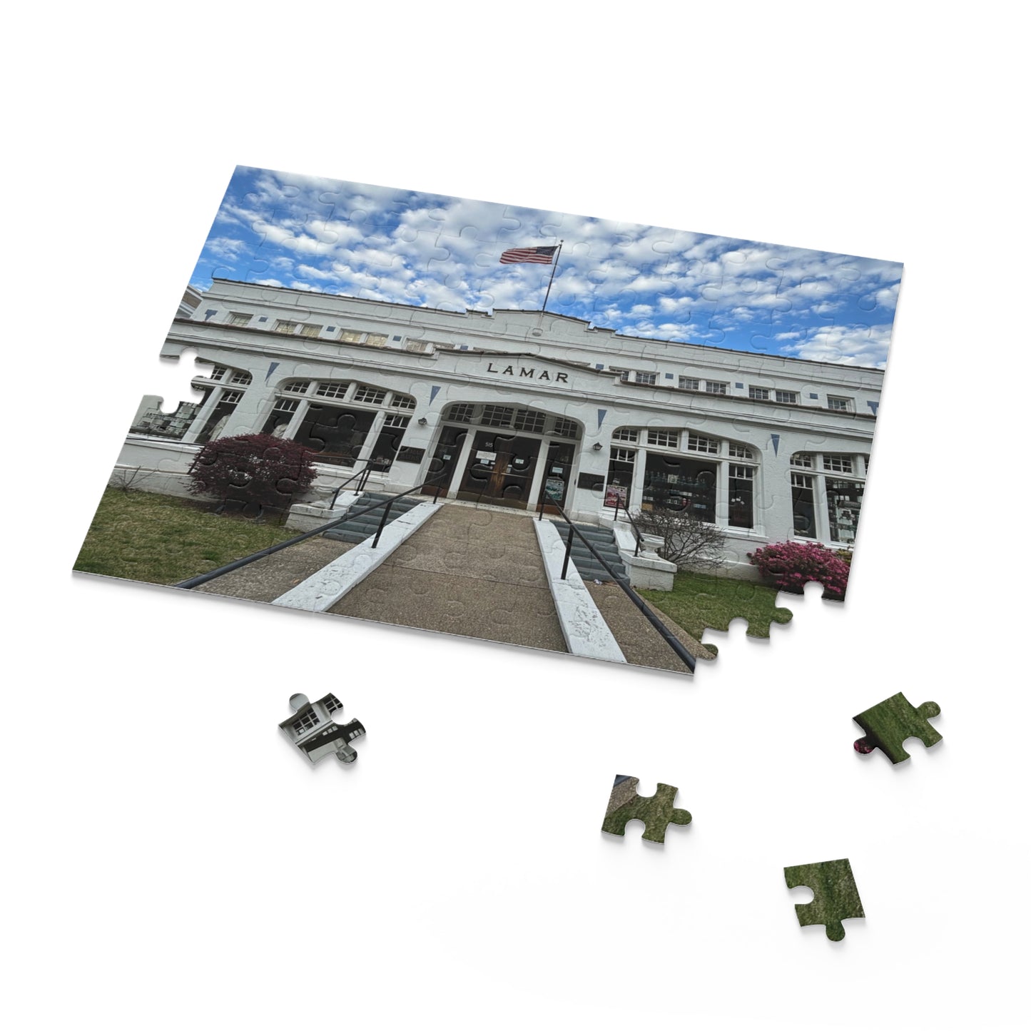 Hot Springs National Park Lamar Bathhouse Scenic Puzzle (120, 252, 500-Piece)