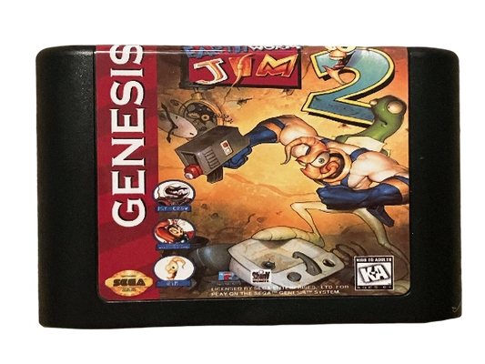 Earthworm Jim 2 Sega Genesis Video Game