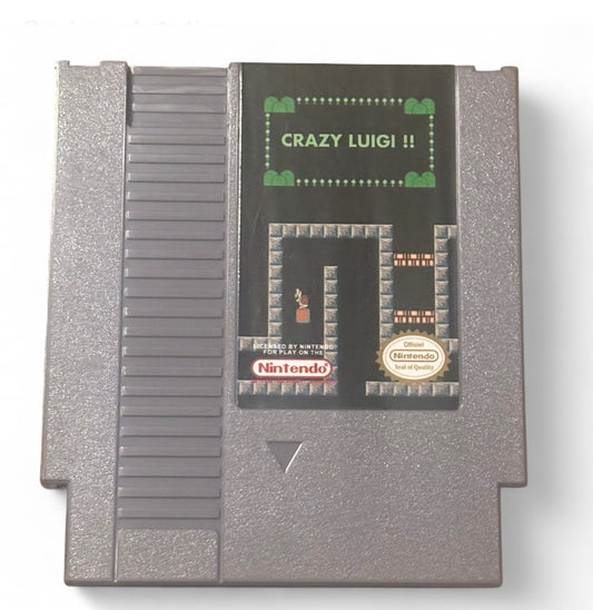 Crazy Luigi Nintendo NES Video Game