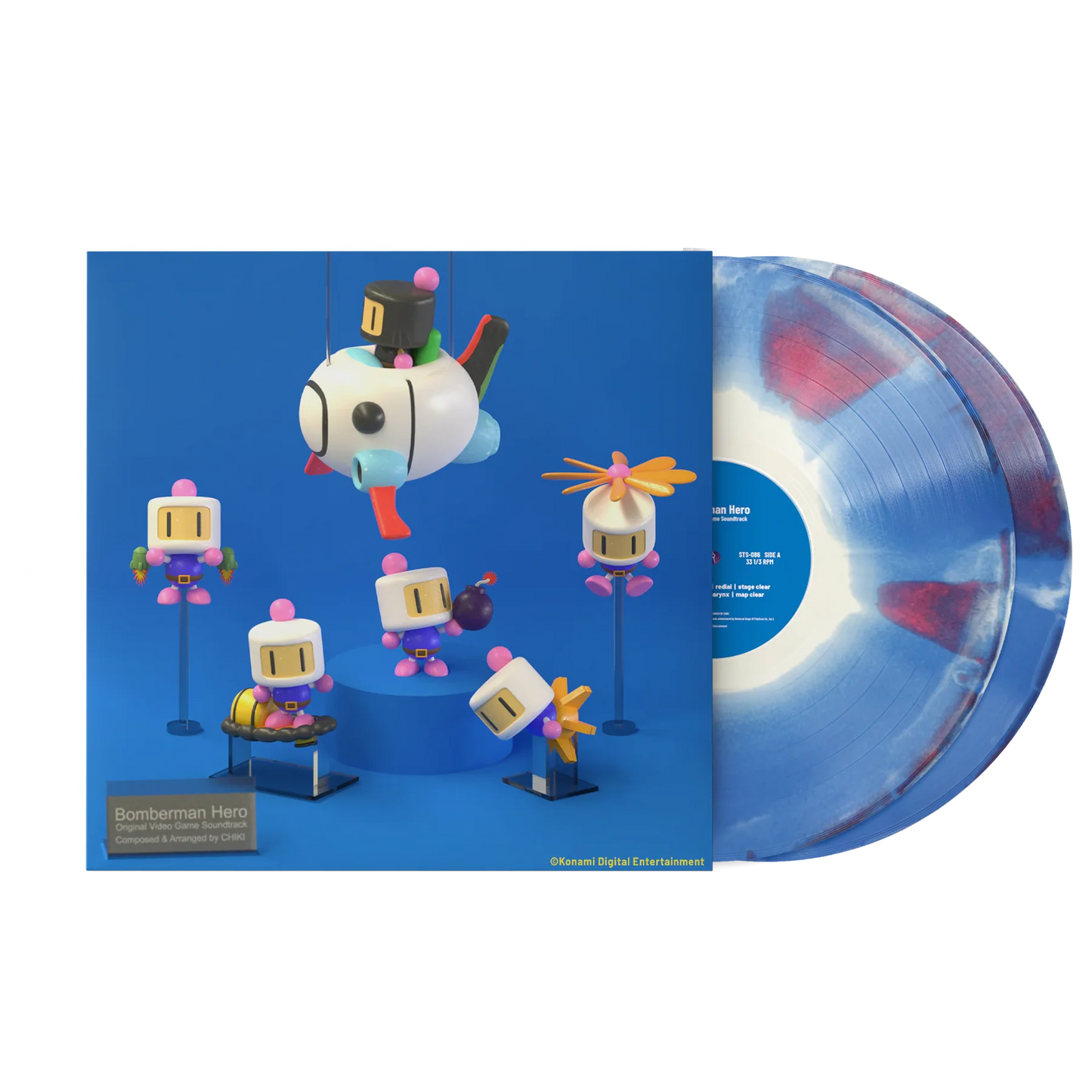 Bomberman Hero (Original Soundtrack) - Jun Chikuma (2xLP Vinyl Record) - Limited Edition