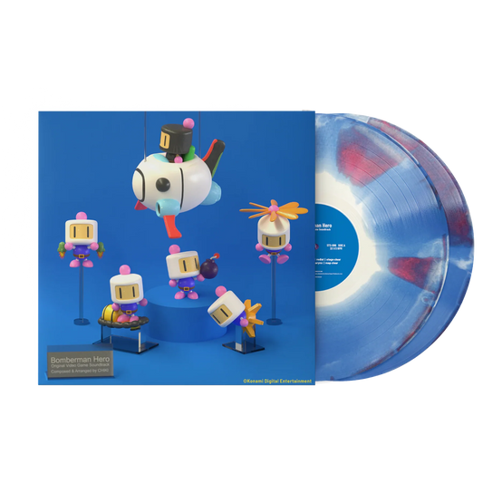 Bomberman Hero (Original Soundtrack) - Jun Chikuma (2xLP Vinyl Record) - Limited Edition