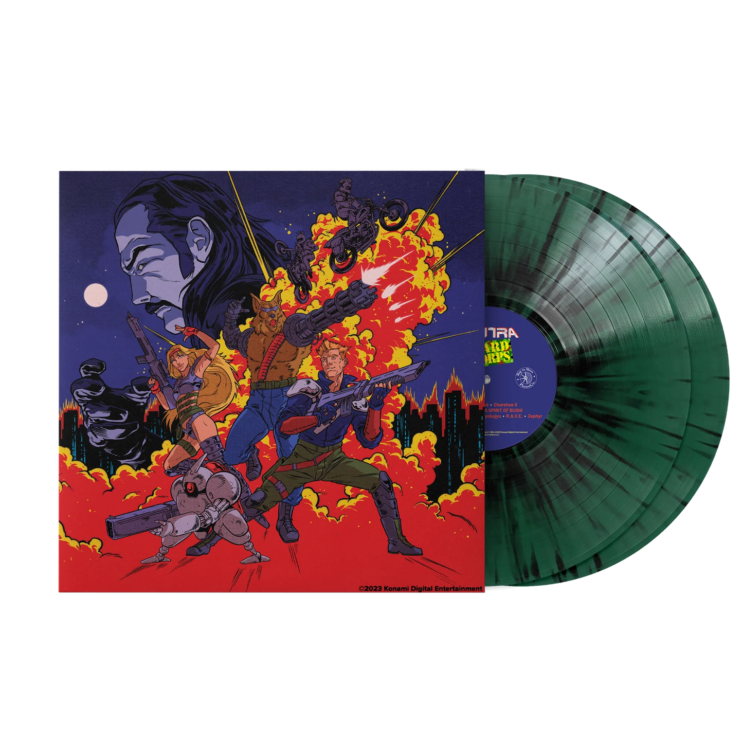 Contra: Hard Corps (Original Video Game Soundtrack) - KONAMI Kukeiha Club (2xLP Vinyl Record)